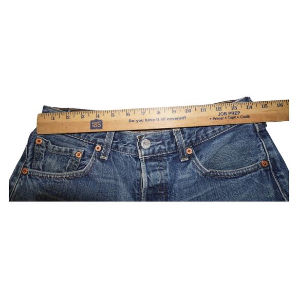 Vintage Levi’s 501 Button-Fly Cutoff Denim Shorts Men’s 32x30 – Made in Turkey - Picture 7 of 10
